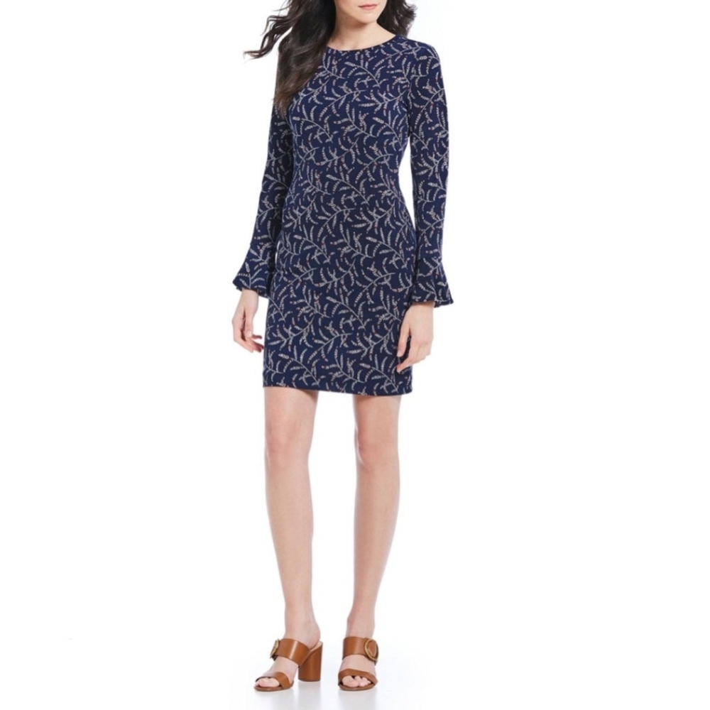 Michael Kors MK Bell Sleeve Dress Size Medium